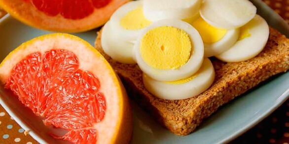Telur dan limau gedang untuk penurunan berat badan