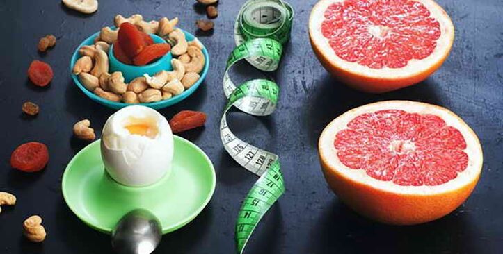 Diet protein-buah