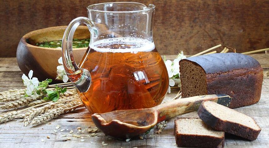 Mengelakkan kvass pada diet protein