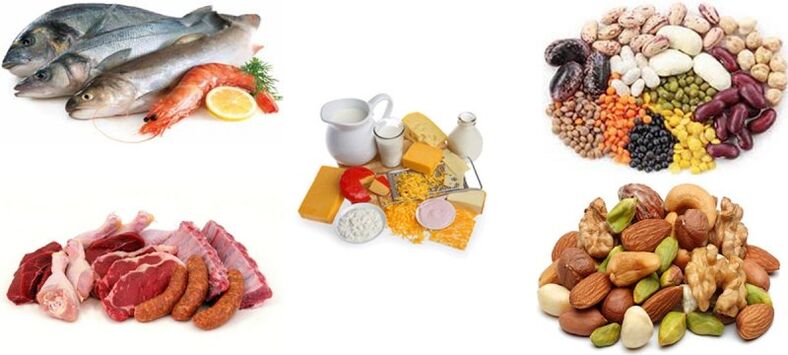 Produk protein dalam diet protein
