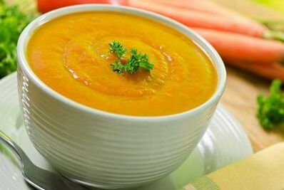 Sup puri sayur untuk gastritis